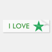 I Love Pakistan Bumpersticker (Voorkant)