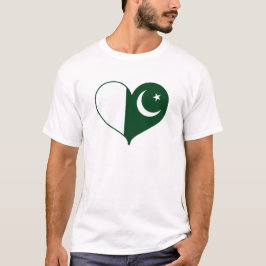 I Love Pakistan Flag T-shirt