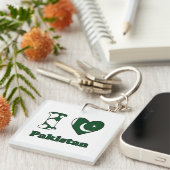 I love Pakistan Sleutelhanger (Voorkant Rechts)
