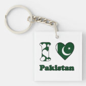 I love Pakistan Sleutelhanger (voorkant)
