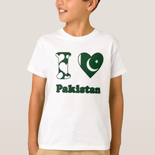 I love Pakistan T-shirt (Voorkant)