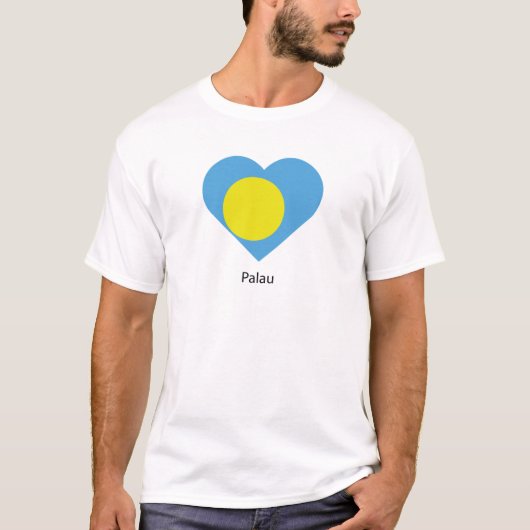 I Love Palau T-shirt (Voorkant)