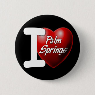 I Love Palm Springs Ronde Button 5,7 Cm