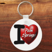 I Love Palm Springs Sleutelhanger (Voorkant)