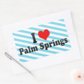 I Love Palm Springs, Verenigde Staten Rechthoekige Sticker (Envelop)