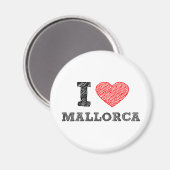 I Love Palma de Mallorca Magneet (Voorkant / Achterkant)
