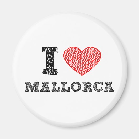 I Love Palma de Mallorca Magneet (Voorkant)