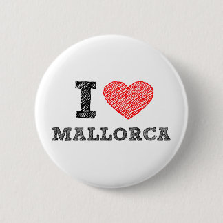 I Love Palma de Mallorca Ronde Button 5,7 Cm