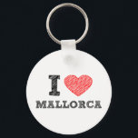 I Love Palma de Mallorca Sleutelhanger<br><div class="desc">I Love Palma de Mallorca sketch souvenir</div>