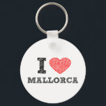 I Love Palma de Mallorca Sleutelhanger<br><div class="desc">I Love Palma de Mallorca sketch souvenir</div>