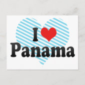 I Love Panama Briefkaart (Voorkant)