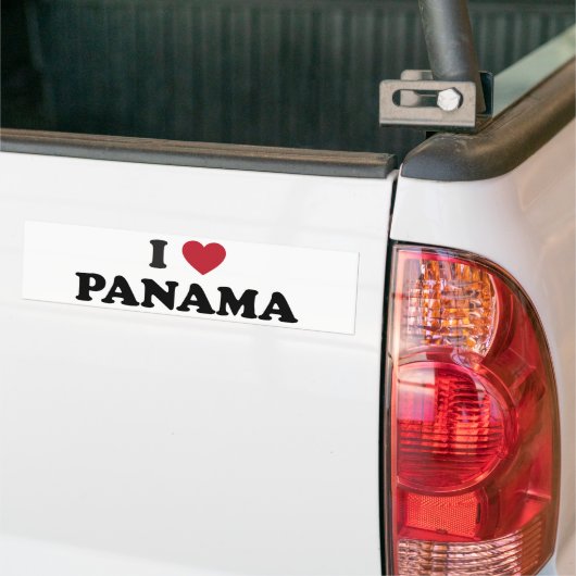 I Love Panama Bumpersticker (Op Truck)