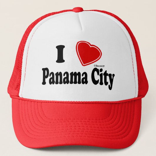 I Love Panama City Trucker Pet (Voorkant)
