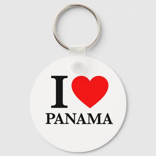 I Love Panama Sleutelhanger (Voorkant)