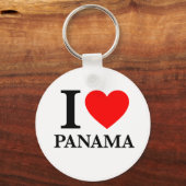 I Love Panama Sleutelhanger (Voorkant)