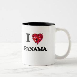 I Love Panama Tweekleurige Koffiemok