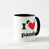 I Love Pandas Mok (Voorkant rechts)