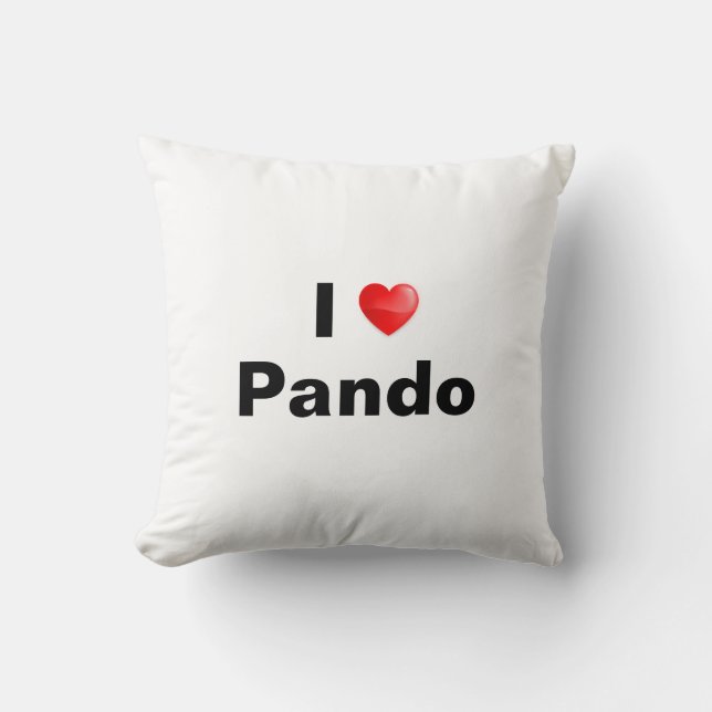 I love Pando Kussen (Voorkant)