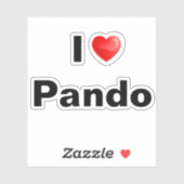 I love Pando Sticker (Vel)