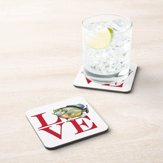 I Love Panfish Bier Onderzetter (Rechterzijde)