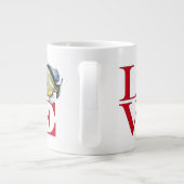 I Love Panfish Grote Koffiekop (Achterkant)