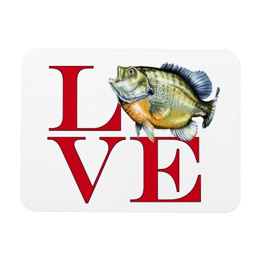 I Love Panfish Magneet (Horizontaal)