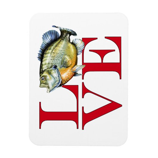I Love Panfish Magneet (Verticaal)