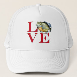 I Love Panfish Trucker Pet