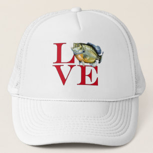 I Love Panfish Trucker Pet