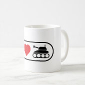 I Love Panzer - Tasse Koffiemok (Voorkant rechts)