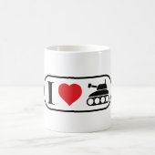 I Love Panzer - Tasse Koffiemok (Center)