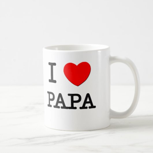 I Love Papa Koffiemok (Rechts)