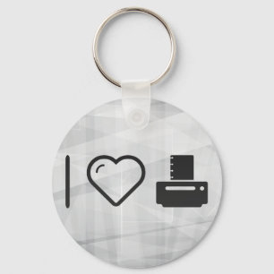 I Love Paper Printers Sleutelhanger