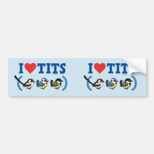 I Love Paridae EU Bumpersticker