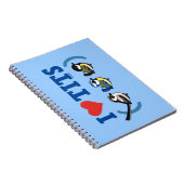 I Love Paridae EU Notitieboek (Rechterzijde)