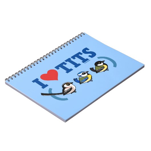 I Love Paridae EU Notitieboek (Linkerzijde)