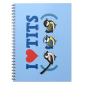 I Love Paridae EU Notitieboek (Voorkant)