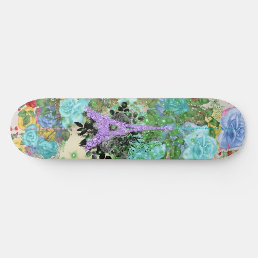 I Love Paris 2 Persoonlijk Skateboard (Horizontaal)