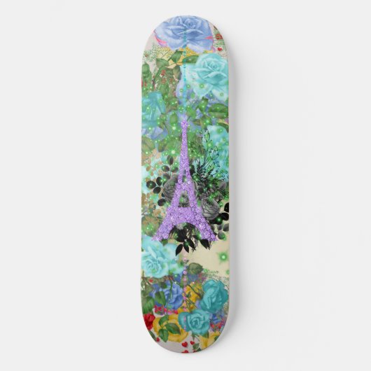 I Love Paris 2 Persoonlijk Skateboard (Voorkant)
