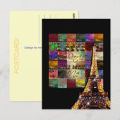 I Love Paris - Briefkaart (Voorkant / Achterkant)