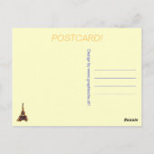 I Love Paris - Briefkaart (Achterkant)