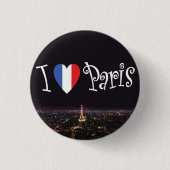 I Love Paris Button (Voorkant)