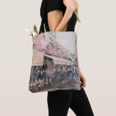 I Love Paris Cafe Street Scene Tote Bag (Dichtbij)
