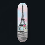 I Love Paris - Eiffel Tower and Bouquet Flowers Persoonlijk Skateboard<br><div class="desc">Ik hou van Parijs - Eiffeltoren Romantic Tekenen - Kies / voeg je unieke tekst / lettertype / kleur toe - maak je speciale cadeautje - vergroot en verplaats of verwijder elementen - Afbeelding / tekst met aanpassingsgereedschap! - Tekening en ontwerp door MIGNED. Je kunt ook mijn design overdragen naar...</div>