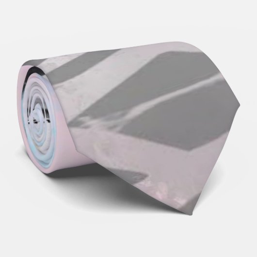 I Love Paris - Eiffel Tower and Bouquet Flowers Stropdas (Opgerold)