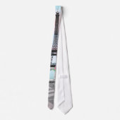 I Love Paris - Eiffel Tower and Bouquet Flowers Stropdas (Achterkant)