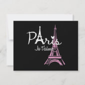 I Love Paris Eiffel Tower France (Voorkant)
