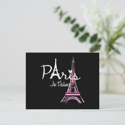 I Love Paris Eiffel Tower France (Staand voorkant)