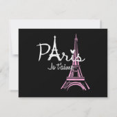 I Love Paris Eiffel Tower France (Achterkant)