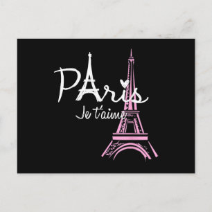 I Love Paris Eiffel Tower France Briefkaart